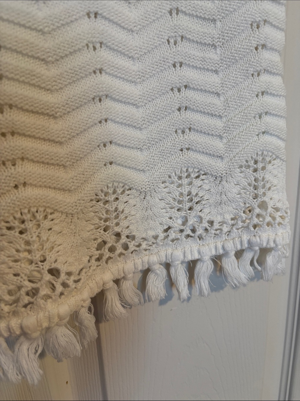 Lilly Pulitzer White Crochet Tassel Tank Top - Picture 4 of 6